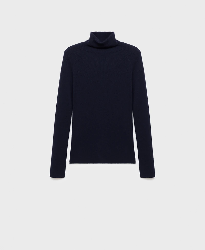 Mango Women's Turtleneck Wool Sweater