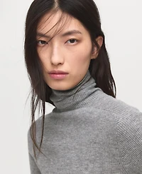 Mango Women's Turtleneck Wool Sweater