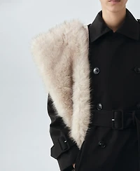 Mango Women's Classic Cotton Trench Coat