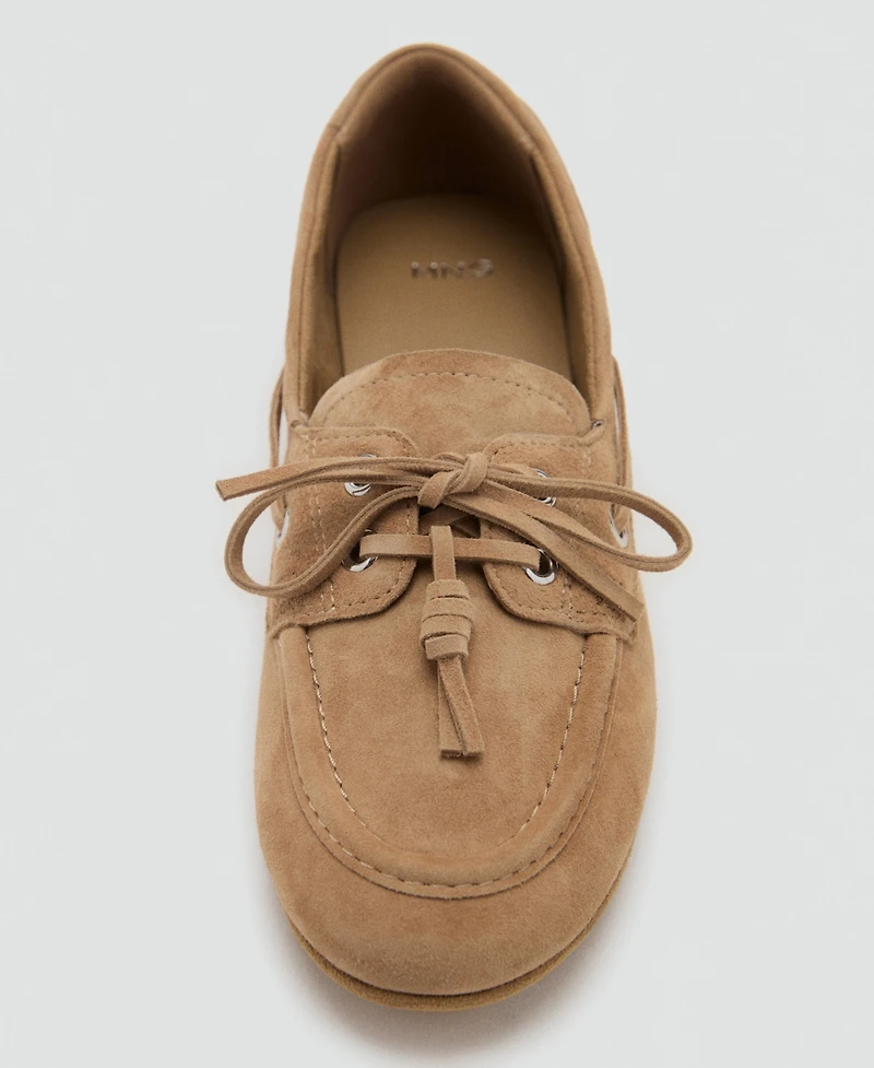 Mango Women's Laces Deck Shoes