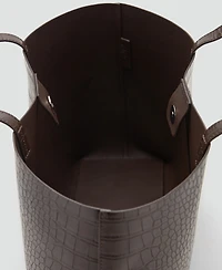 Mango Women's Double Handle Shopper Bag