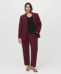 Mango Women's Straight Suit Pants