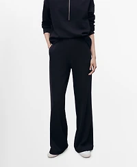 Mango Women's Cotton Jogger-Style Pants
