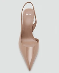 Mango Women's Patent Heeled Shoes