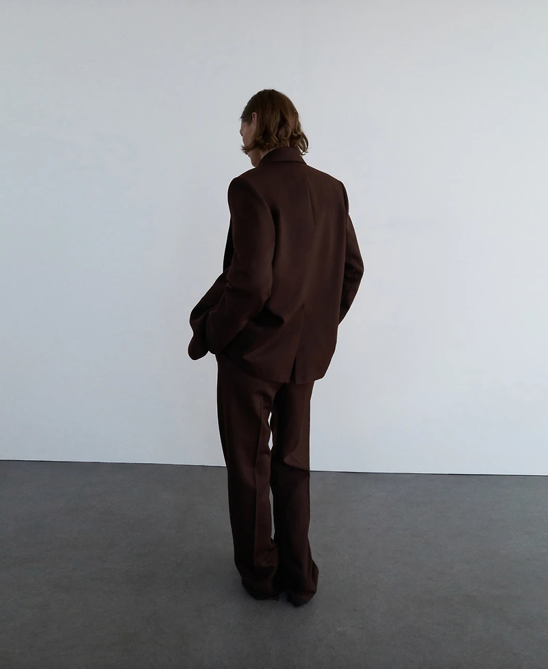 Mango Women's Wool Blazer Suit