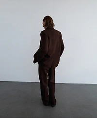 Mango Women's Wool Blazer Suit