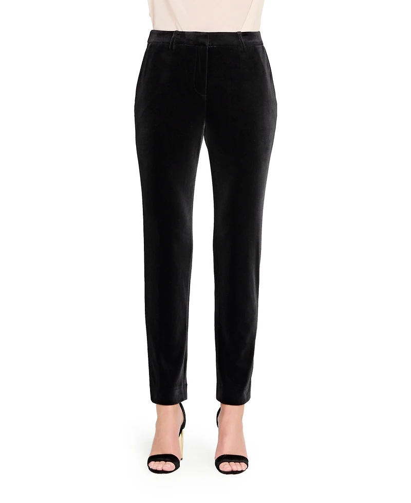 Tahari Asl Women's Velvet Ankle Pants