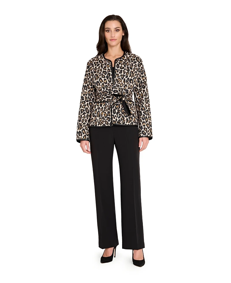 Tahari Asl Women's Quilted Reversible Jacket