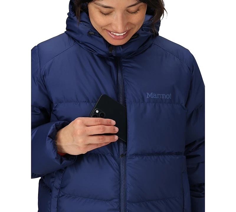 Marmot Women's Guides Big-Baffled Puffer Hooded Jacket