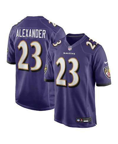 Nike Men's Jaire Alexander Purple Baltimore Ravens Team Game Jersey