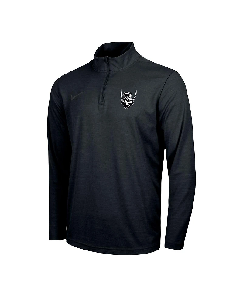 Nike Men's Black Virginia Cavaliers Dark Mode Intensity Quarter-Zip Performance Jacket