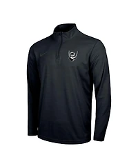 Nike Men's Black Virginia Cavaliers Dark Mode Intensity Quarter-Zip Performance Jacket