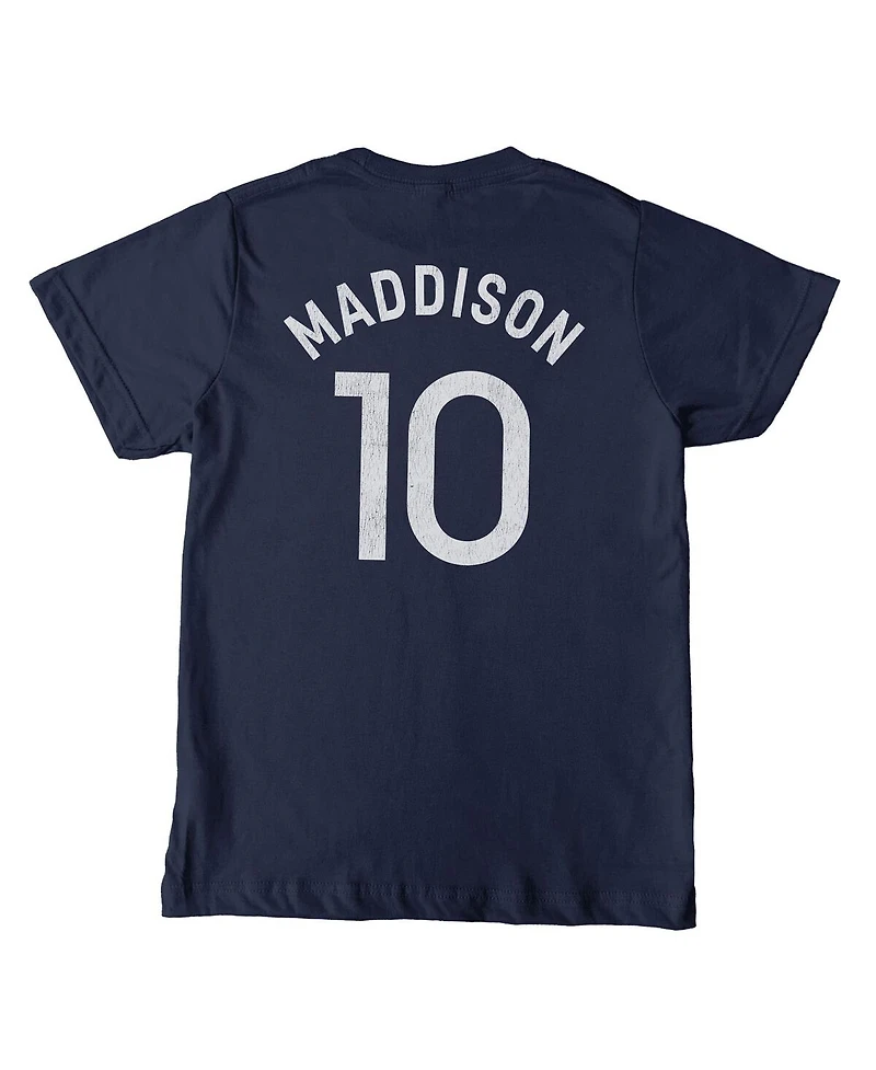 1863FC Big Boys and Girls James Maddison Navy Tottenham Hotspur Player T-Shirt