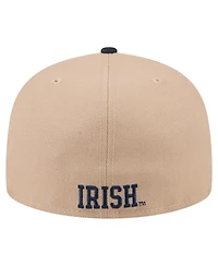 New Era Men's Khaki Notre Dame Fighting Irish Two-Tone 59FIFTY Fitted Hat