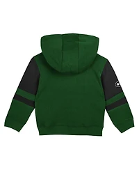 Outerstuff Preschool Green New York Jets Stadium Color Block Full-Zip Hoodie