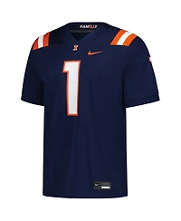 Nike Men's Navy Illinois Fighting Illini Untouchable Replica Game Jersey