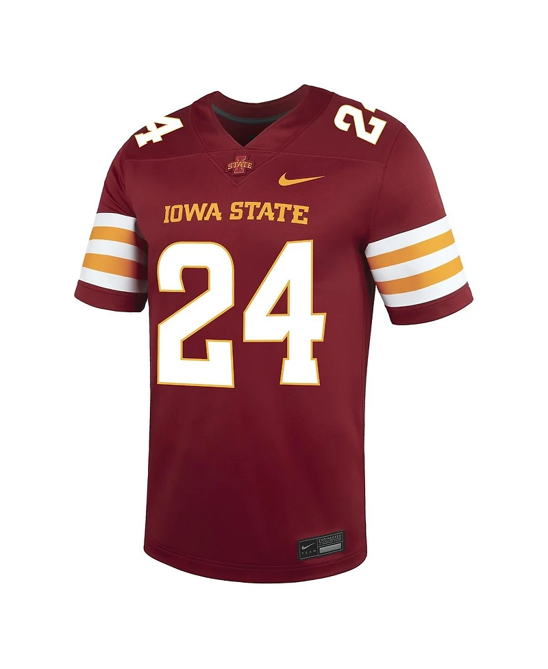 Nike Men's 24 Cardinal Iowa State Cyclones Untouchable Replica Game Jersey