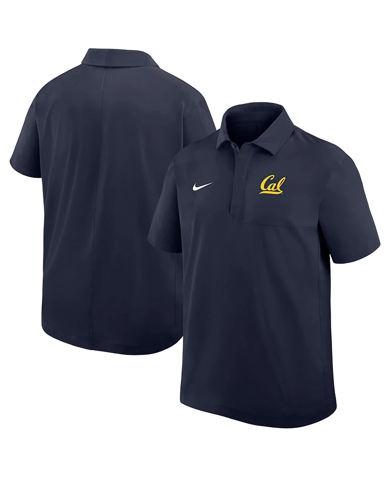 Nike Men's Navy Cal Bears Woven Polo Shirt