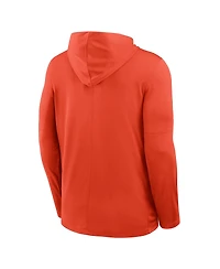 Nike Men's Orange Syracuse 2025 Sideline Dri-fit Long Sleeve Hoodie T-Shirt