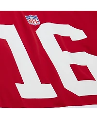 Mitchell & Ness Men's Joe Montana Scarlet San Francisco 49ers Maxed Out Fashion Hockey Jersey
