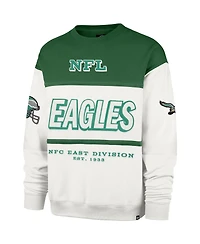 '47 Brand Men's Kelly Green/Cream Philadelphia Eagles Throwback Breeze Maximalist Sweatshirt