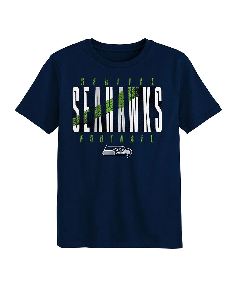 Outerstuff Preschool College Navy Seattle Seahawks Posterize T-Shirt