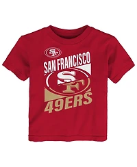 Outerstuff Toddler Scarlet San Francisco 49ers Teamwork T-Shirt