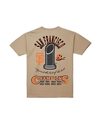 Mitchell & Ness Men's Cream San Francisco Giants Legacy Defined T-Shirt