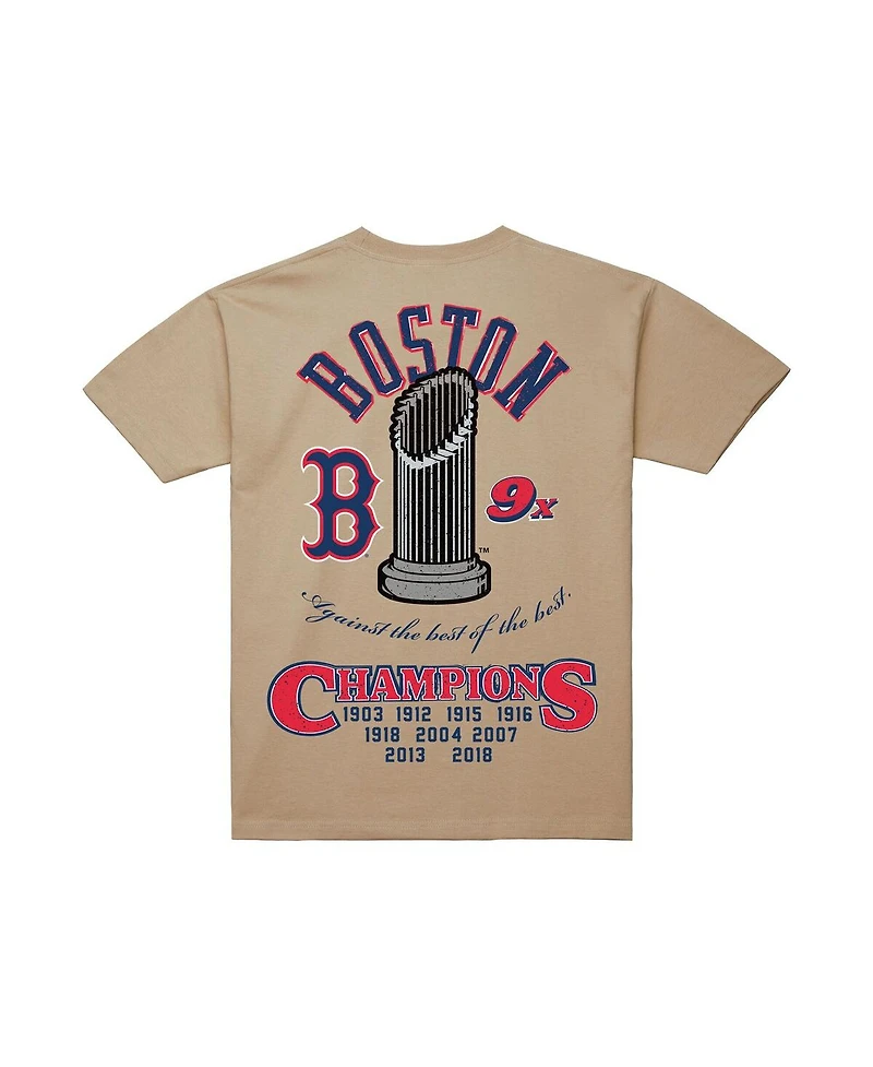Mitchell & Ness Men's Cream Boston Red Sox Legacy Defined T-Shirt