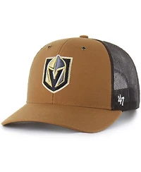 Carhartt x '47 Brand Men's Brown Vegas Golden Knights Trucker Adjustable Hat