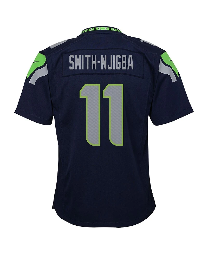 Nike Big Boys and Girls Jaxon Smith-Njigba College Navy Seattle Seahawks 50th Season Game Jersey