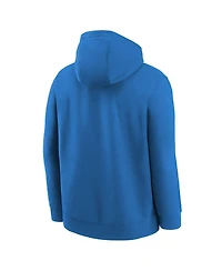 Nike Big Boys and Girls Blue Oklahoma City Thunder 2025/26 Club Fleece Practice Hoodie
