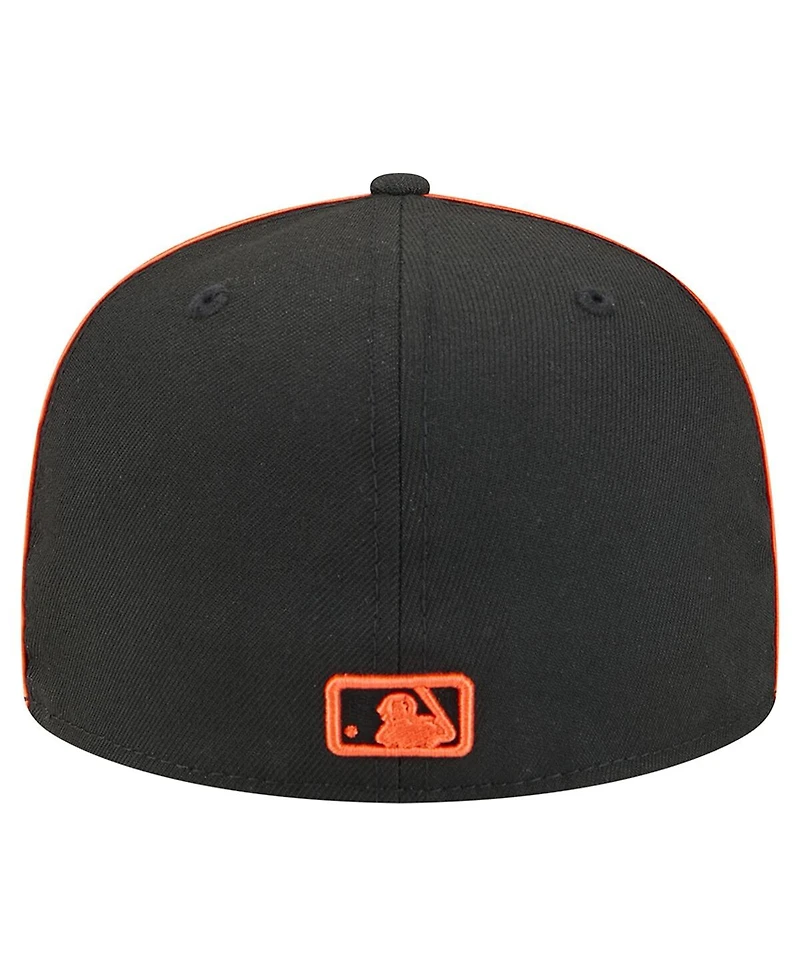 New Era Men's Black San Francisco Giants Soutache 59FIFTY Fitted Hat