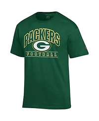 Champion Men's Forest Green Bay Packers Helmet T-Shirt