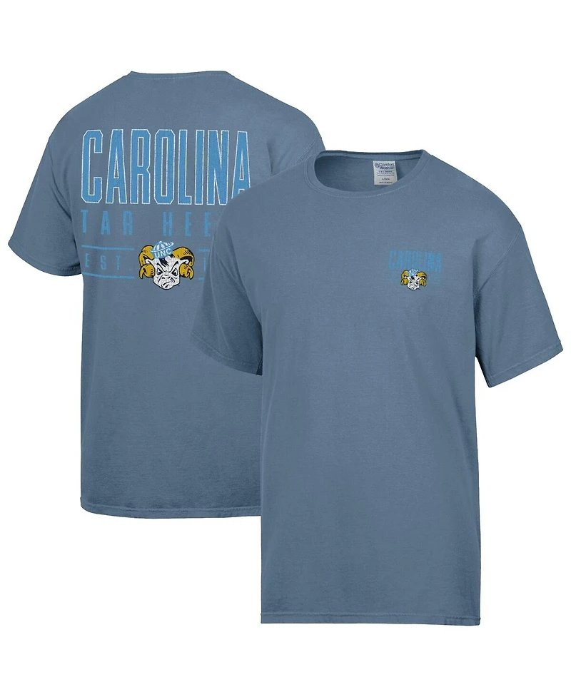 ComfortWash Men's Blue North Carolina Tar Heels Big Name T-Shirt