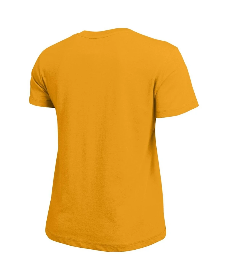 Champion Women's Gold Lsu Tigers Arched Over Logo T-Shirt