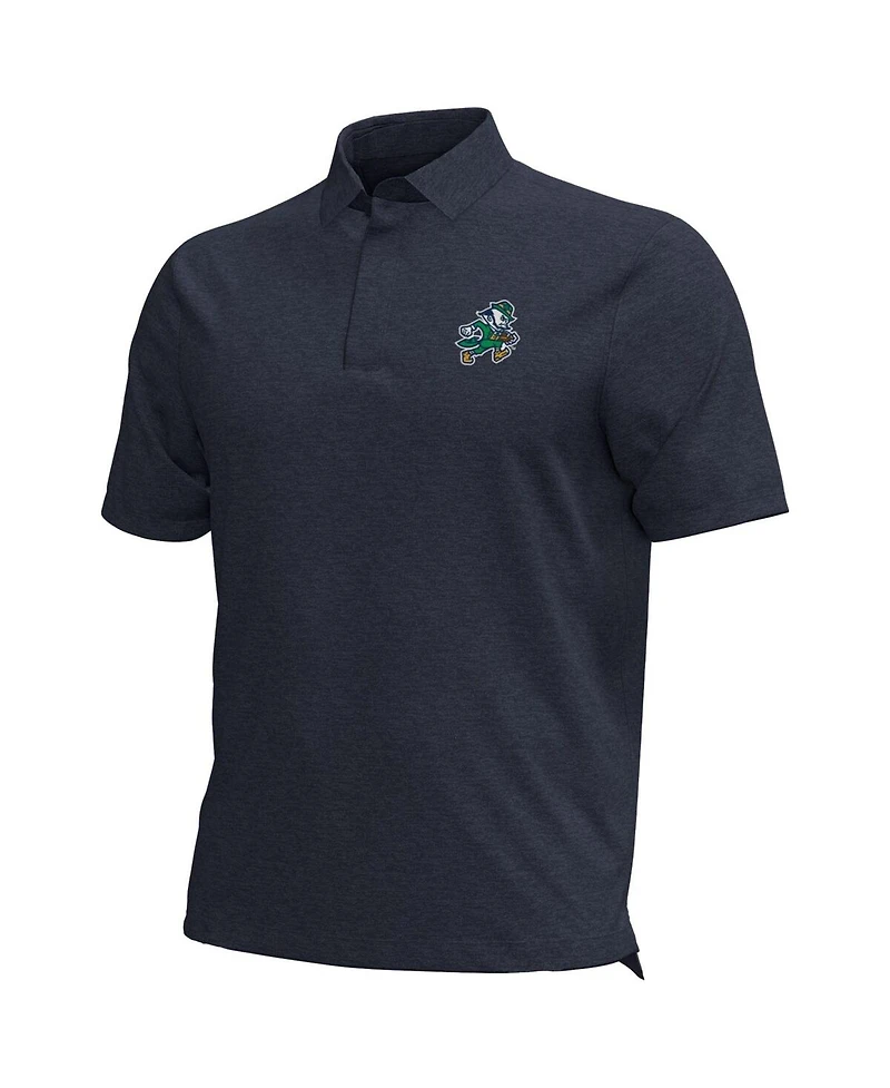 Under Armour Men's Navy Notre Dame Fighting Irish Sporting Leprechaun Aura Polo Shirt