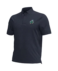 Under Armour Men's Navy Notre Dame Fighting Irish Sporting Leprechaun Aura Polo Shirt