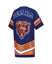 Gameday Couture Women's Navy Chicago Bears Perfect Score Vintage T-Shirt Dress