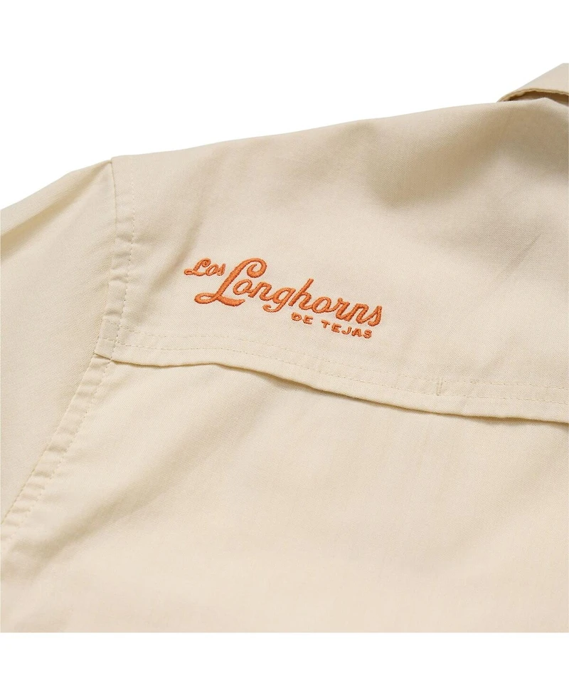 Howler Brothers Men's Tan Texas Longhorns x Howler Brothers Gaucho Long Sleeve Full-Snap Shirt