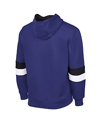 G-iii Sports by Carl Banks Men's Purple/Black Baltimore Ravens Adaptive Faceoff Pullover Hoodie