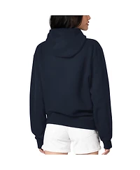 G-iii 4Her by Carl Banks Women's Navy Chicago Bears Football Logo Fleece Tri-Blend Pullover Hoodie