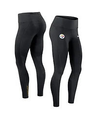 Nike Women's Black Pittsburgh Steelers Primetime Epic Fast Dri-fit Leggings