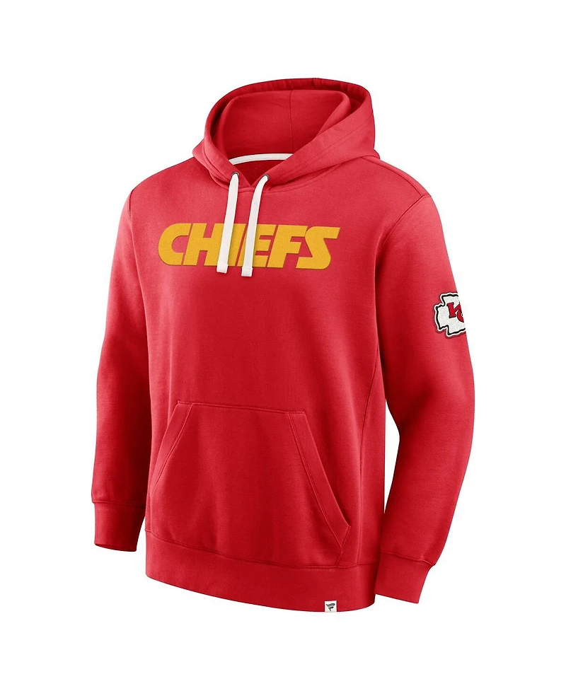 Fanatics Men's Red Kansas City Chiefs New Horizons Heritage Pullover Hoodie