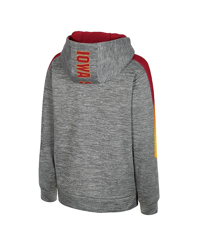 Colosseum Big Boys and Girls Gray Iowa State Cyclones The Gang Hoodie