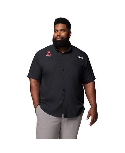 Columbia Men's Black Alabama Crimson Tide Big Tall Tamiami Omni-Shade Button-Down Shirt