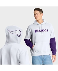 Fanatics Men's White Minnesota Vikings Helmet Alt Pullover Hoodie