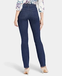 Nydj Petite Marilyn High Rise Straight Leg Jeans