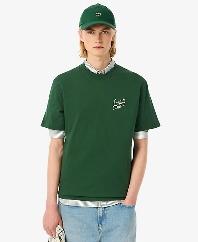 Lacoste Men's Printed Crewneck T-Shirt