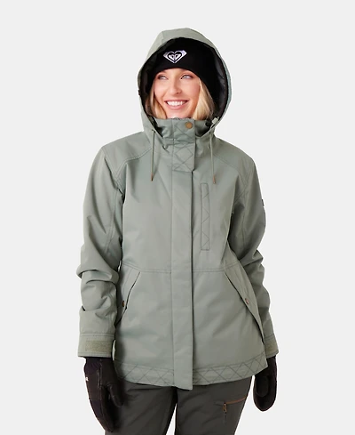 Roxy Women's Billie 3-Way Adjustable Hooded Insulated Snow Jacket